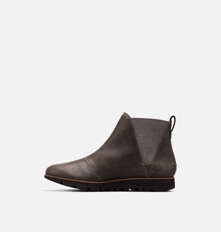 Sorel Dam Stövlar Mörk Grå - Harlow™ Chelsea Låga - AHT-672509